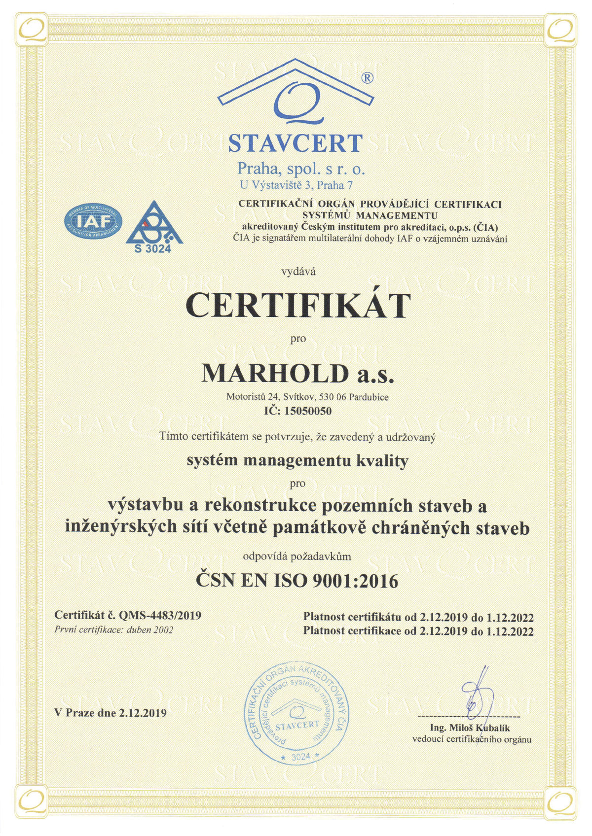 ISO 9001 2016