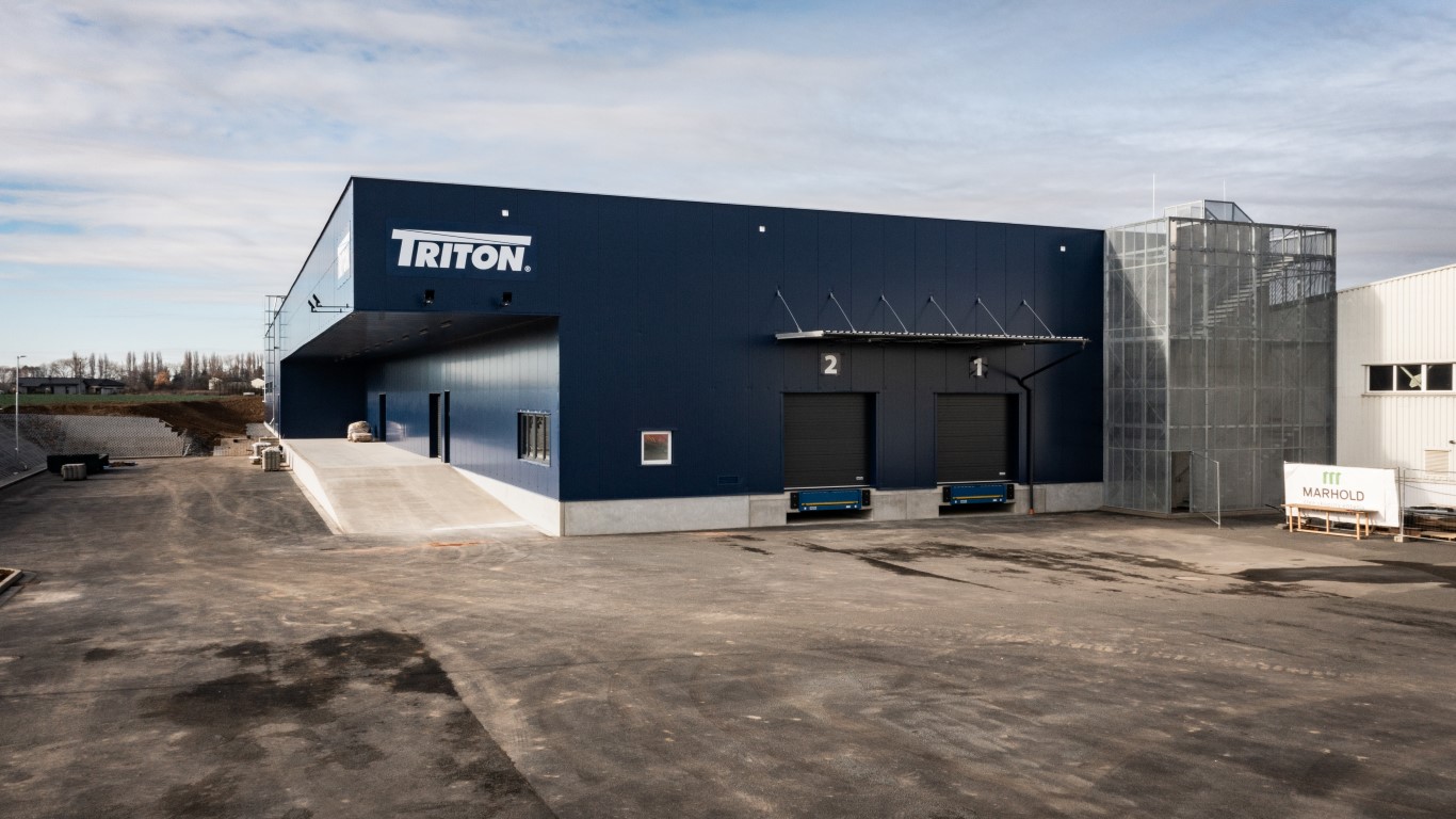 Výrobní hala pro společnost Tritón Pardubice